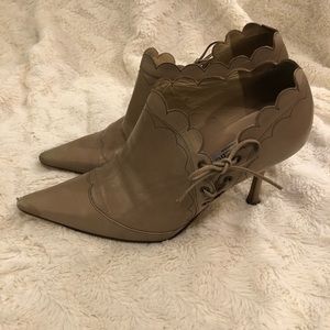 Jimmy Choo leather ankle booties